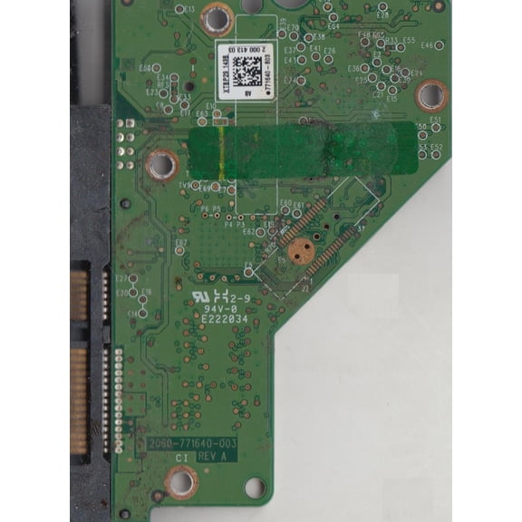 WD5000AACS-61M6B2, 771640-803 AB, WD SATA 3.5 PCB