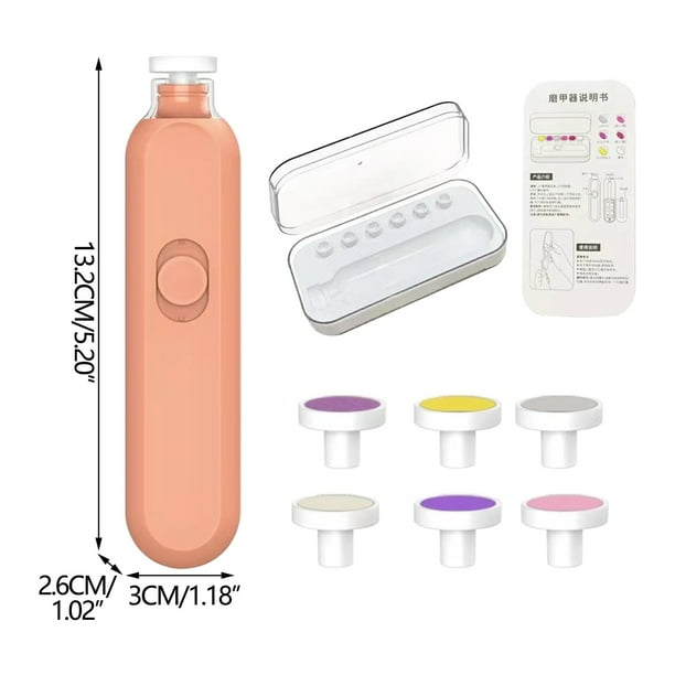 Pisexur Electrónica para Hombres Pulidor de Uñas Lima de Uñas Segura Cortauñas para Bebés Kit de Uñas para Recién Nacidos Niños Pequeños Uñas de Manos y Pies Set Electrónica para Niños, Organizador d