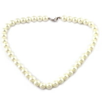Unique Bargains Plastic Woman 43 Bead Imitation Pearl Bunch Decor Necklace Lobster Clasp