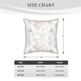 thumbnail image 4 of Haiem Sea Animals Print Velvet Soft Solid Decorative Square Throw Pillow Covers Set with Elegant Piping Christmas Cushion Case for Sofa Bedroom Car-20"x20", 4 of 8