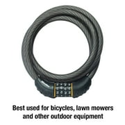 Master Lock Cable Lock, Set Your Own Combination Bike Lock, 6 ft. Long