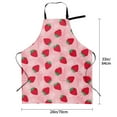 thumbnail image 5 of Lsque Strawberry Waterproof Apron Chef Aprons for Men Heavy Duty Chemical Work Apron Extra Long Grilling Aprons with Adjustable Bib Apron, 5 of 9