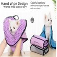 thumbnail image 4 of Thickened Hand Insert Pet Dog Towel, Absorbent Towel Dog Cat Pet Dog Bath Supplies, Bath Towel Quick Dry Pet Cleaning Supplies (with Yellow Towel) (Gr, 4 of 5