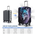 thumbnail image 6 of Balery Luggage Cover Purple Sky Wolf Print Suitcase Covers for Luggage Elastic Washable Suitcase Protector Fits 18-32 Inch Luggage-X-Large, 6 of 9