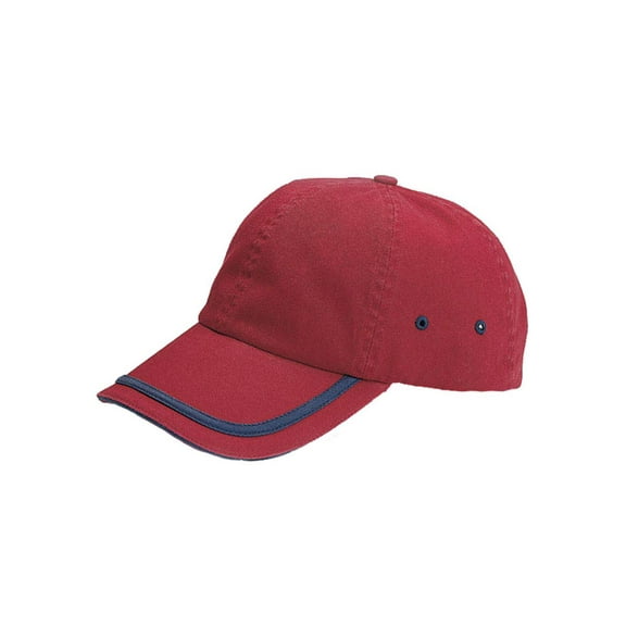 LOW PROFILE (UNS) COTTON WASHED CAP - Maroon  Navy