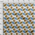 thumbnail image 3 of oneOone Polyester Spandex Light Blue Fabric Geometric Craft Projects Decor Fabric Printed By The Yard 56 Inch Wide, 3 of 4