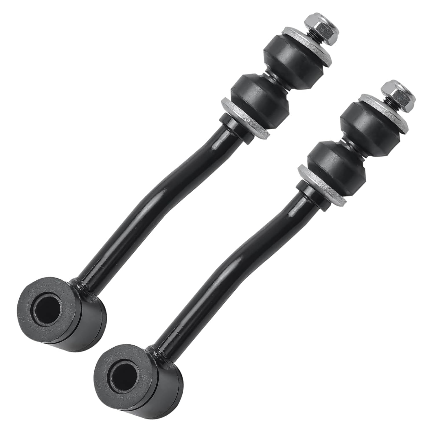 Detroit Axle - Front End 17pc Suspension Kit for 1991-1999 Jeep Cherokee Comanche, Lower Upper Control Arms Ball Joints Sway Bars Outer Tie Rods Adjusting Sleeves Track Bar Replacement