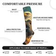 thumbnail image 4 of Picia Western Desert Cactus Bald Eagle Printed Sports Compression Socks - 15-20mmHg Graduated Compression, High-Performance Soft and Breathable Socks for Men and Women, 4 of 5