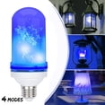 thumbnail image 1 of 4 Modes Blue LED Flame Effect Fire Light Bulb Flickering Emulation Flaming , 1 of 8