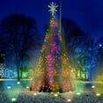 thumbnail image 2 of 4 Pack Solar Disk Light LED RGB In-ground Pathway Light Dusk-to-Dawn Garden Yard, 2 of 7