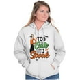 thumbnail image 5 of Popeye Olive Oyl Too Cute Halloween Zip Hoodie Sweatshirt Women Brisco Brands L, 5 of 6
