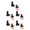 thumbnail image 3 of QualitChoice Fingers Splint Brace Simple Protective Gear Hands Stabilization Protector Adjustable Trigger Support Corrector Stabilizer Tool Black 5Set, 3 of 6