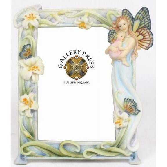 Jody Bergsma Mother and Baby Fairy Picture Frame Easel Back