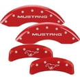 thumbnail image 3 of MGP Caliper Covers 10095SMPYRD Mustang Pony Logo - Red Powder Coat - Set of 4 Fits select: 1999-2004 FORD MUSTANG, 3 of 3