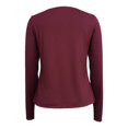thumbnail image 2 of Playera Danskin Now para Mujer, Manga Larga Deportiva Lisa Vino Talla M, 2 of 4