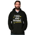 thumbnail image 5 of Military Logo Proud US Army Husband Hoodie Hooded Sweatshirt Men Brisco Brands S, 5 of 6