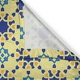 thumbnail image 3 of Ambesonne Antique Kitchen Curtains, Moroccan Motif Folk, 55"x39", Violet Blue Yellow, 3 of 3