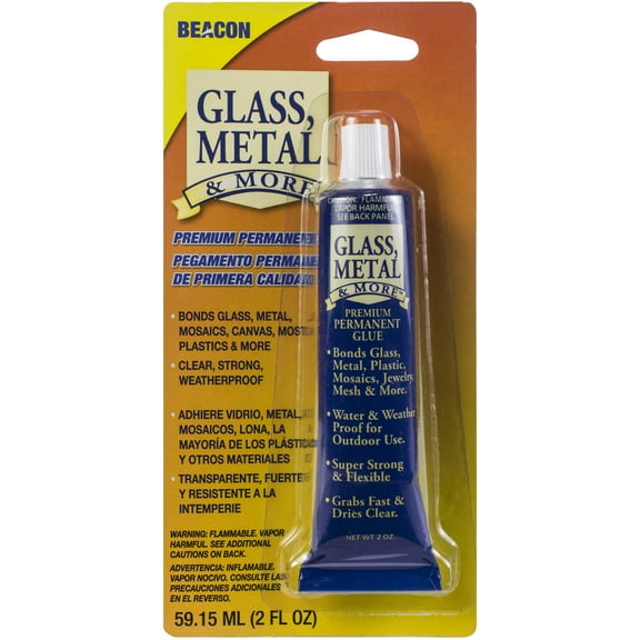 Glass, Metal & More Premium Permanent Glue 2oz
