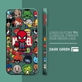 thumbnail image 3 of Case For Redmi K60E K60 K50 K40S K40 K30 9A 9 8A 10 Pro 4G 5G Simple Liquid silicone Case Marvel Cartoon Iron Spider-Man Poster, 3 of 5
