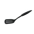 thumbnail image 2 of Troglfold Turner Plastic Slotted Turner Non-Stick Heat-Resistant Kitchen Utensil with Vacuum Ergonomic Handle for Home Kitchen - Black,11.61"X3.35"X0.39", 2 of 10