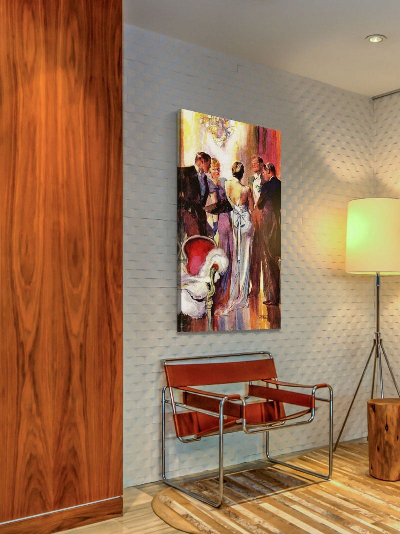 Marmont Hill Vintage Fashion Milk and Honey by John LaGatta Painting Print on Wrapped Canvas