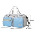 thumbnail image 3 of Économies d'Été en Liquidation! Sac de Voyage Sportif, Sac à Dos de Week-End Imperméable avec Sac Humide, Compartiment à Chaussures pour Hommes et Femmes, Parfait pour la Randonnée, le Voyage, la Gym, 3 of 8