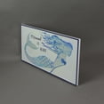 thumbnail image 4 of Blue / White Enamelware Mermaid at Heart Metal Wall Sign Coastal Decor, 4 of 5