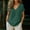 Shirts-77Green, variant on Gamivast Linen Womens Linen Shirts Loose Fit V-Neck Casual Summer Tees Short Sleeve Basic Tunic Tops Solid Color Pocket Daily Wear Outfits