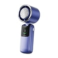 thumbnail image 1 of Ventilador de refrigeración de la mano collar colgante recargable portátil portátil 100 velocidades ajustables para trabajos interiores montar deporte Azul, 1 of 9