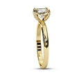 thumbnail image 3 of Solitaire Engagement Rings for Women | Center 6.8MM Round Cut Lab Created Moissanite Wedding Promise Rings for Her in 10K Solid Yellow Gold, Ring Size 10, 3 of 6