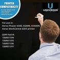 thumbnail image 2 of 4-Pack Set of UniVirgin 6505 6050 6500 Toner Cartridge Compatible for Xerox Phaser 6505dn 6505n 6500dn 6500n Xerox WorkCentre 106R01594 106R01595 106R01596 106R01597 Color Toner Cartridges, 2 of 7