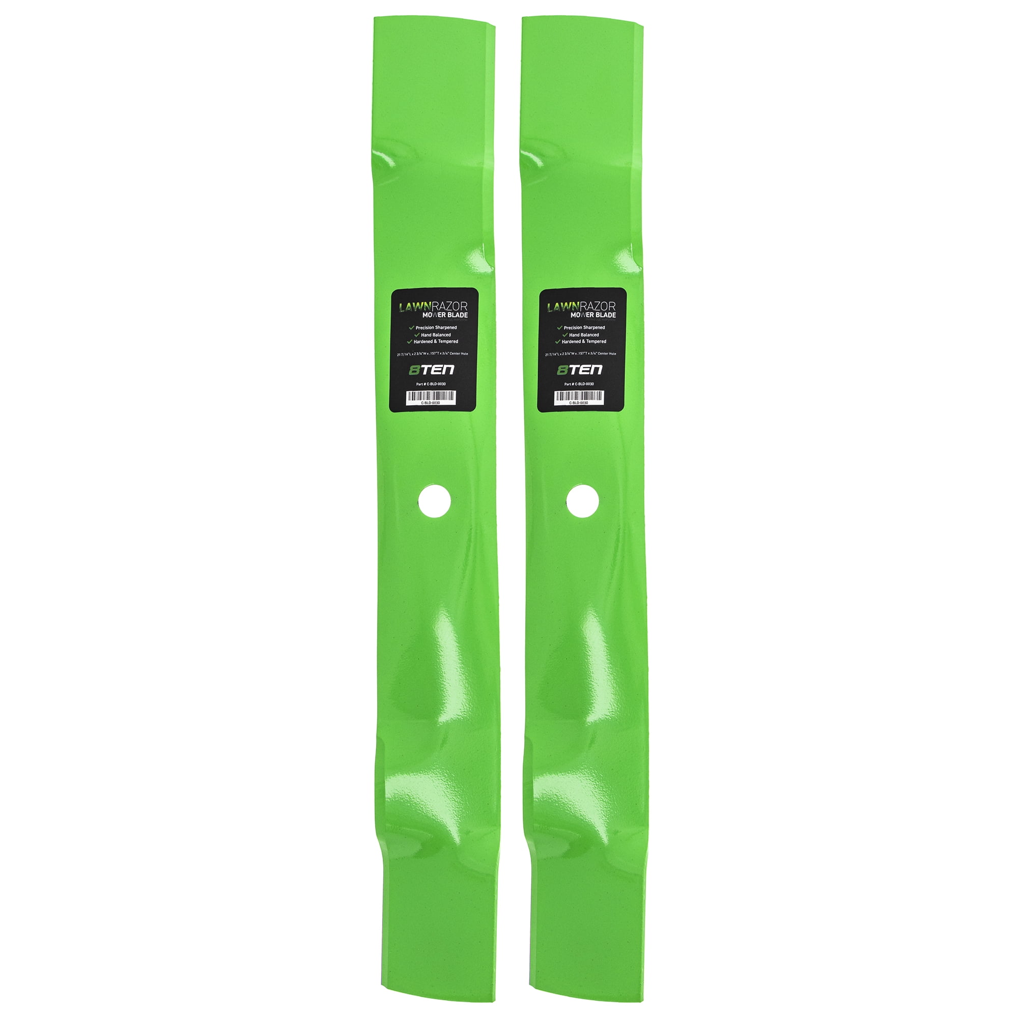 8TEN LawnRAZOR Mulching Blade for John Deere LT160 2 Pack