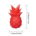 thumbnail image 3 of 6 Wine Glass Charms Drink Markers Cute Pineapple Glass Identifiers Silicone Pineapple Wine Glass Marker For Glasses Beer Mugs/ Pineapple Marker Cup Divider 6Pcs, 3 of 8