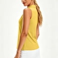thumbnail image 5 of Dpjklzsn Women's Sleeveless Golf Polo Shirt, Half Zip Racerback Tennis Athletic Top, 5 of 8