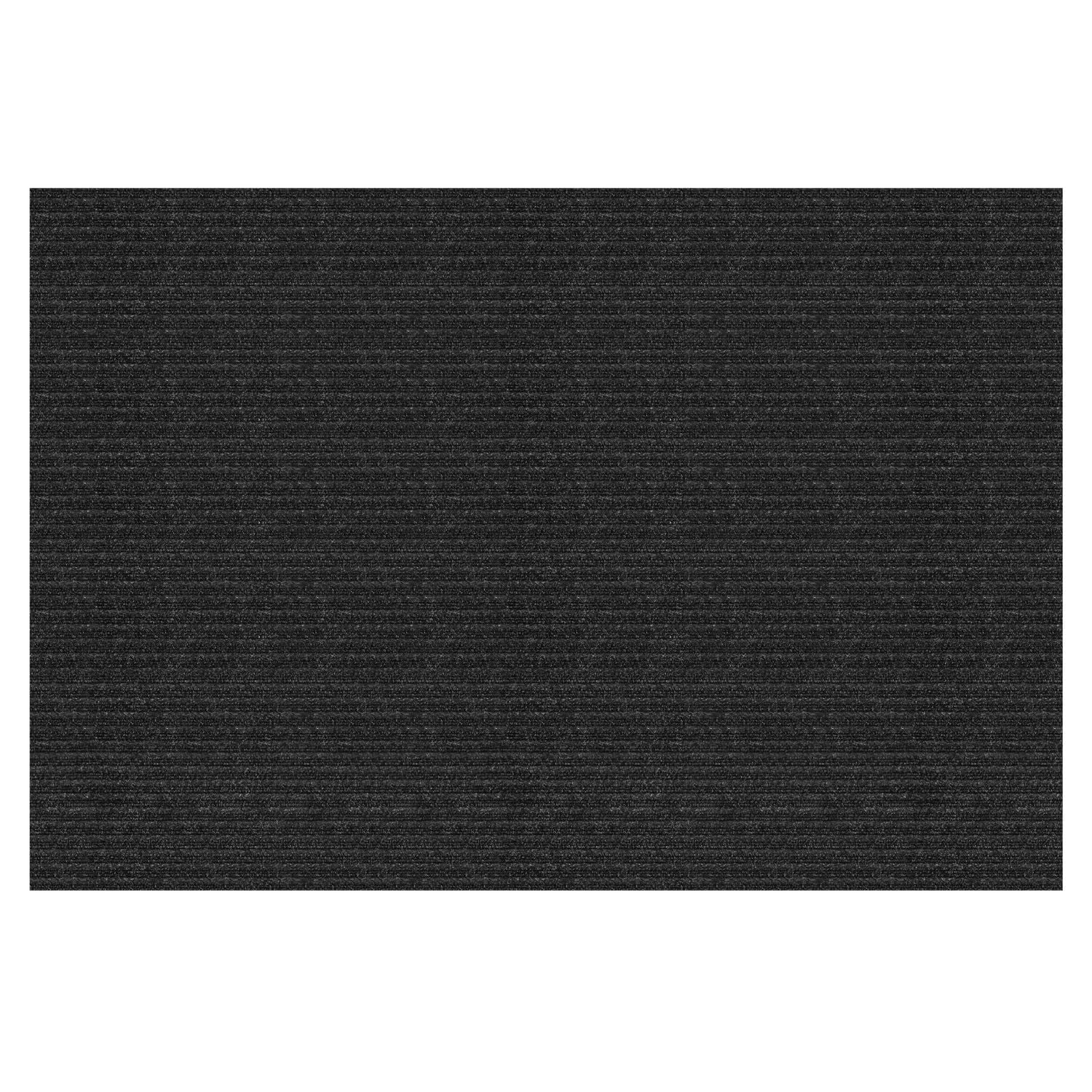4' x 6' Concord Charcoal Needlepunch Runner Mat, 4-ft x 6-ft Concord Runner Mat