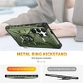 thumbnail image 4 of Case for Samsung Galaxy S24 Ultra 5G Military Grade Shockproof Magnetic Attachment with Stand Case Cover,Olive drab,For Galaxy S24 Ultra 5G, 4 of 6
