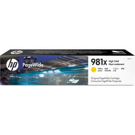 UPC: 0889296095279 | HP 981X High Yield Ink Cartridge – Yellow