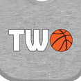 thumbnail image 4 of Inktastic Basketball Second Birthday Boys or Girls Baby Bib, 4 of 4