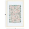 thumbnail image 5 of SAFAVIEH Historia 23 in. Framed Textile Wall Art, Green/Pink, 5 of 5