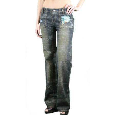 Stonewashed Jeans - CUSTO BARCELONA Women's William Sontran Stonewashed Jeans N13064