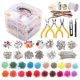 thumbnail image 2 of Cuentas espaciadoras Kit De Herramientas Para Hacer Joyas Encantos Hallazgos Espaciadores Cuentas Artesanías Colgante DIY 10345 Piezas 10345 piezas Magideal Cuentas espaciadoras, 2 of 6