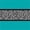 Teal, variant on Lfeey Zebra Animal Print Blackout Curtains, Room Darkening with Rod Pocket for Bedroom Living Room Curtains, Cyan, 63 inch Long, Set of 2