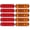 5x Amber+5x Red Clear Lens, variant on [4''x1'' [5x Red + 5x Amber] Thin line Led Side Marker and Clearance Lights 4