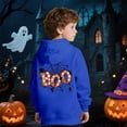 thumbnail image 2 of KAUOD Kids Girls Halloween Fleece Hoodies Cute Pumpkin Graphic Pullover Hoodie Sweatshirts Thick Warm Long Sleeve Tops Clothes, 2 of 6