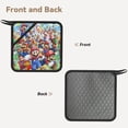 thumbnail image 2 of Lsque Mario Pattern Silicone Anti-hot Pad,Pot Holders, Kitchen Oven Glove High Heat Resistant 500 Degree with Non-Slip Silicone Surface-One Size, 2 of 8
