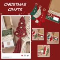 thumbnail image 5 of Pekkaxy Macrame Christmas Ornament Craft Kit for Beginners, Knitted Tree Hanging Decorations DIY Kit with Instructions, 5 of 8