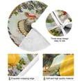 thumbnail image 2 of FMSHPON Vintage Thanksgiving Turkey Xmas Christmas Tree Skirt Stand Mat for Holiday Party Decoration Indoor Outdoor 48 inches, 2 of 6