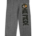 thumbnail image 2 of One Piece (Manga) Title Logo Men's Heather Gray Sleep Pants-3XL, 2 of 4
