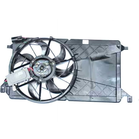 Radiator Fan Assembly - Compatible with 2004 - 2009 Mazda 3 2005 2006 2007 2008