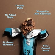 Barebells Protein Bars Creamy Crisp - 12 Count, 20g High Protein Treats - Chocolate Nutrition Bar with 1g Total Sugars - On-The-Go Breakfast or Post-Workout Snack